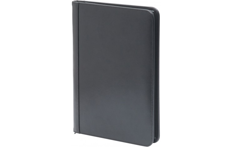 Blaston A4 Zipped Leather Conference Tablet Folder