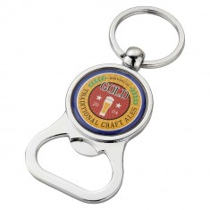 Metal Bottle Opener Keyring