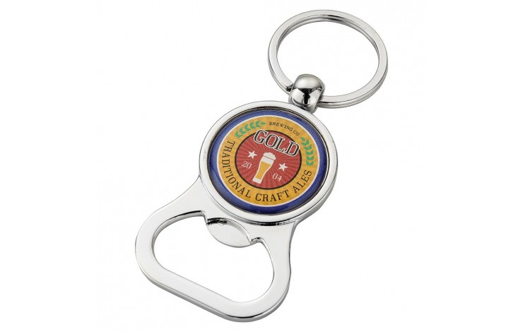 Metal Bottle Opener Keyring