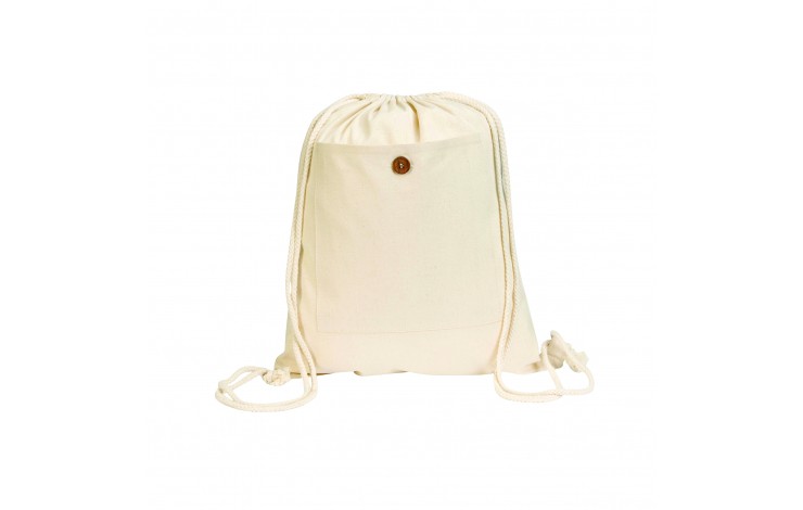 Bramwell Cotton Kangaroo Drawstring Bag