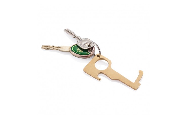 Brass Hygiene Hook Keyring