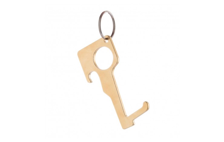 Brass Hygiene Hook Keyring