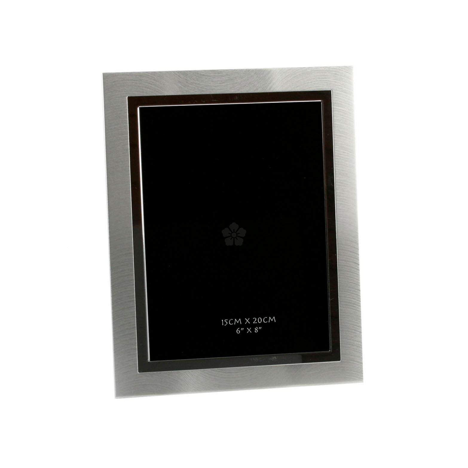 Promotional Brushed Metal Frame 6 x 8", Personalised by MoJo Promotions