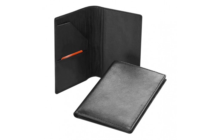 Buckingham Nappa Leather Passport Holder