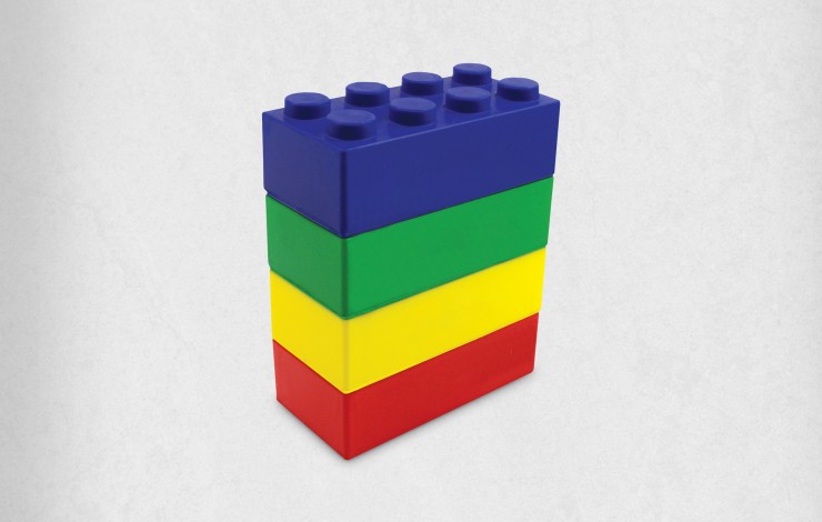 Building Block Stress Toy