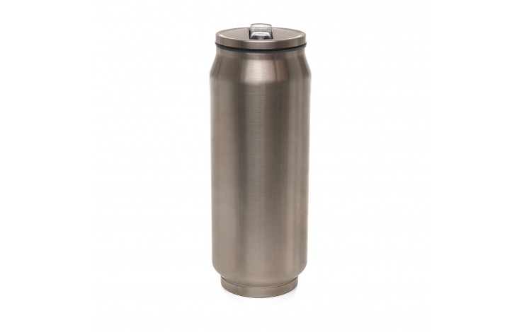 Recycled Metal Can Shaped Bottle