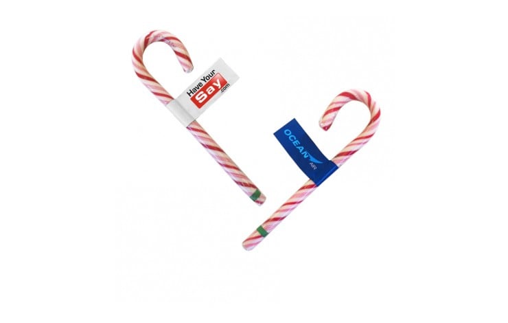 Candy Cane with Swing Tag
