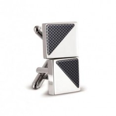 Carbon Fibre Square Cufflinks