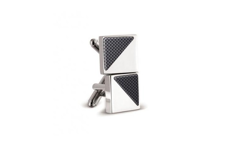 Carbon Fibre Square Cufflinks