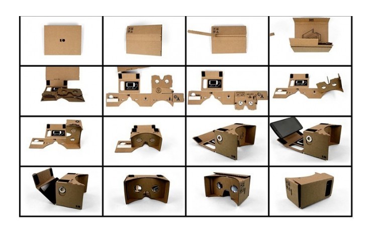 Cardboard Virtual Reality Glasses