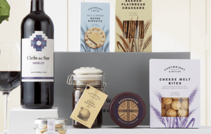 Cartwright and Butler Cheese and Wine Hamper