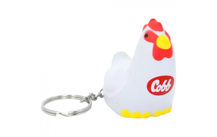 Chicken Stress Keyring