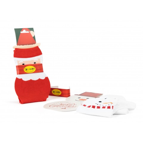 Christmas Card & Socks Set