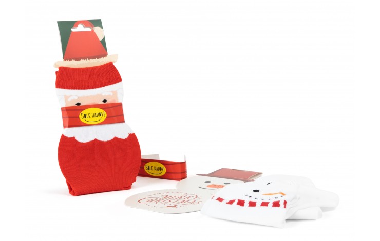 Christmas Card & Socks Set