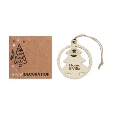 Christmas Tree Wooden Decoration