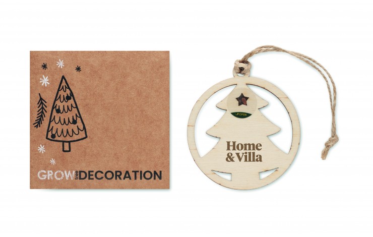 Christmas Tree Wooden Decoration