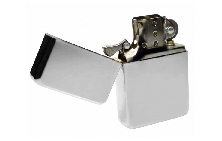 Chrome Steel Flip Lighter