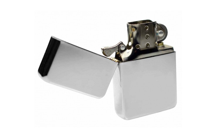 Chrome Steel Flip Lighter