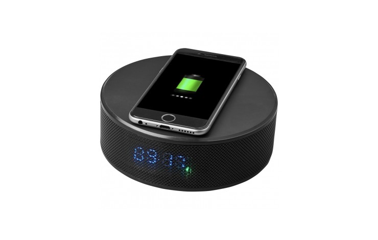 Circle Wireless Charging Alarm Clock Speaker