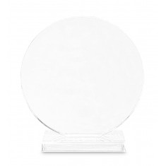 Clear Glass Circle Award