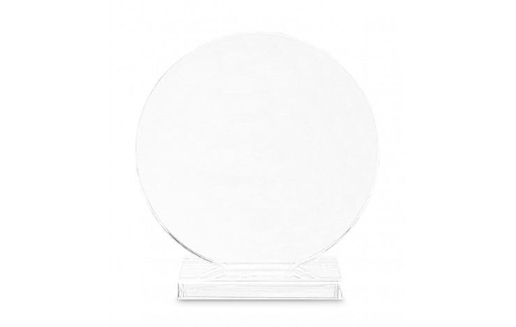 Clear Glass Circle Award