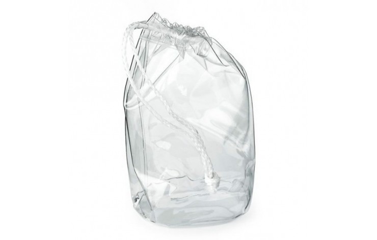 Clear PVC Drawstring Bag