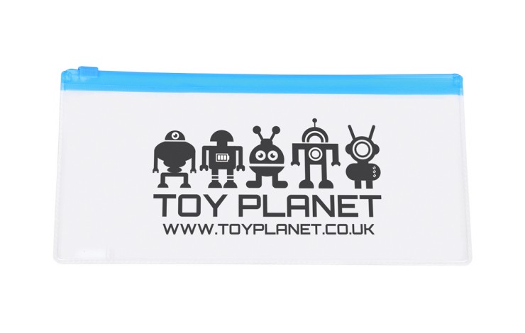Clear PVC Pencil Case: Colour Trim