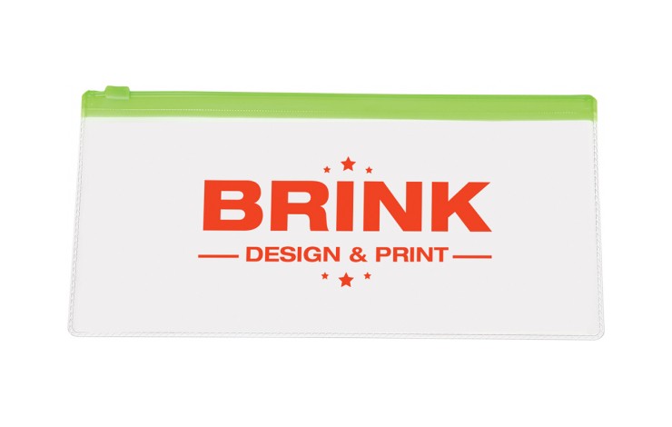 Clear PVC Pencil Case: Colour Trim