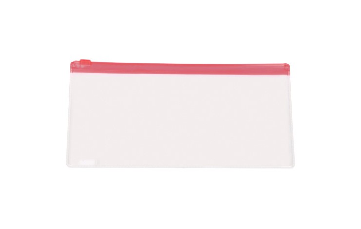 Clear PVC Pencil Case: Colour Trim