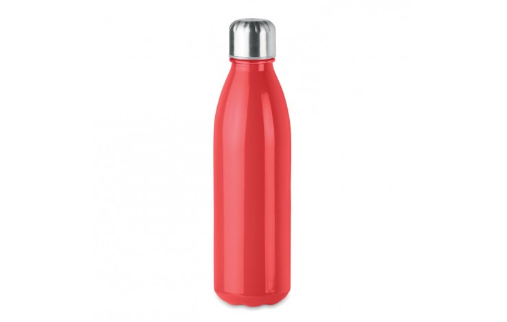 Coloured Glass Travel Bottle