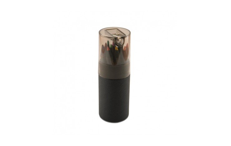 Black 12 Pencil Tube