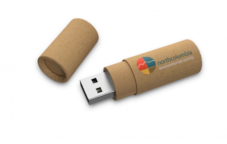 Recycled Paper Column USB