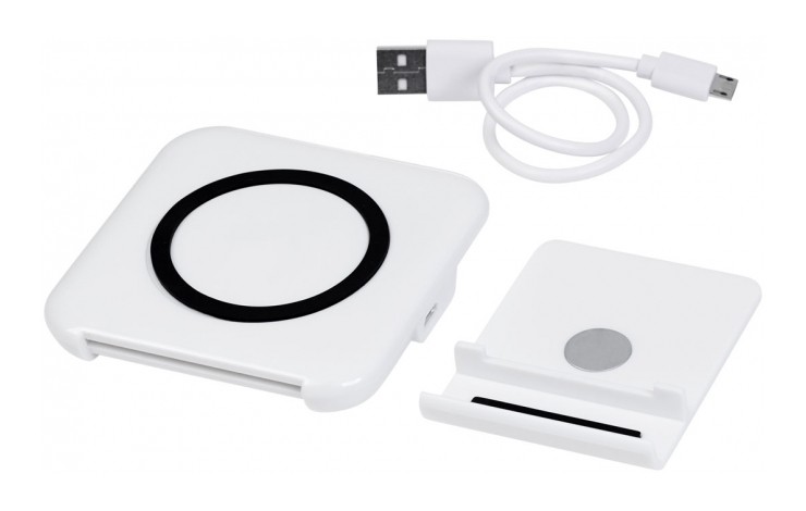 Compact Wireless Charger and Stand