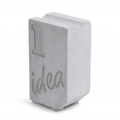 Concrete Pen & Paper Clip Holder