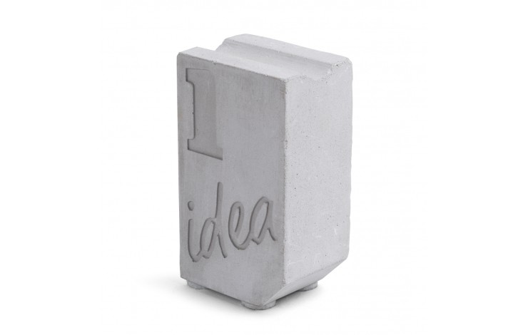 Concrete Pen & Paper Clip Holder