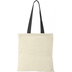 Contrast Cotton Tote
