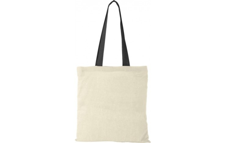 Contrast Cotton Tote