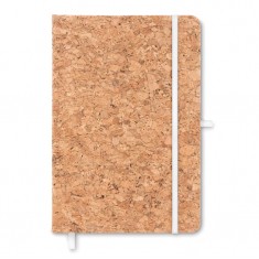 Cork covered A5 notebook