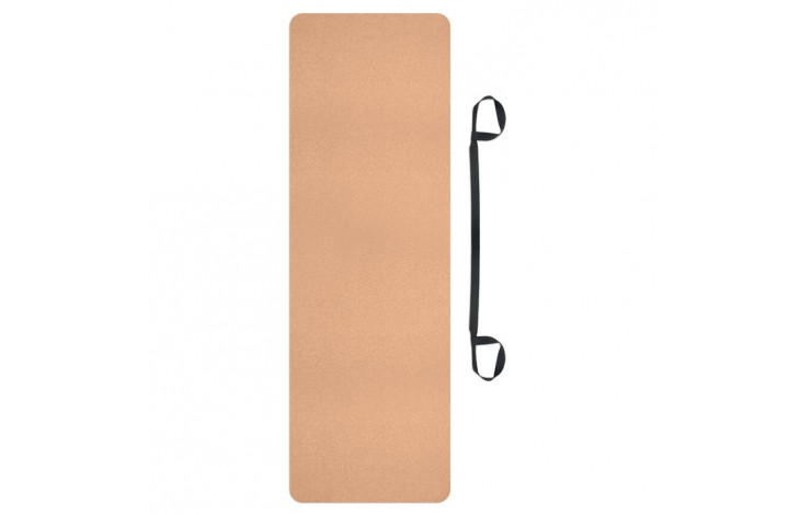 Cork Yoga Mat with Carry Strap