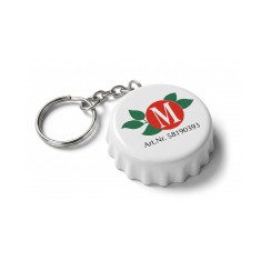 Crown Top Bottle Opener Keyring
