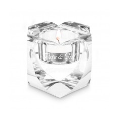 Crystal Heart Candle Holder