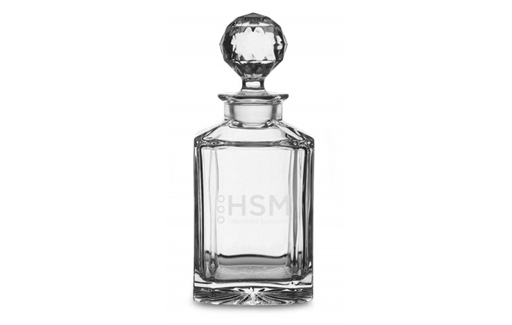 Crystal Square Spirit Decanter