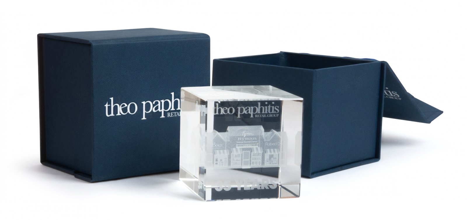 Promotional 3D Engraved Paperweight, Personalised by MoJo Promotions