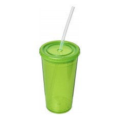 Daresbury Plastic Cup and Straw