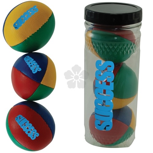 Promotional Deluxe Set of 3 Juggling Balls, Personalised by MoJo Promotions