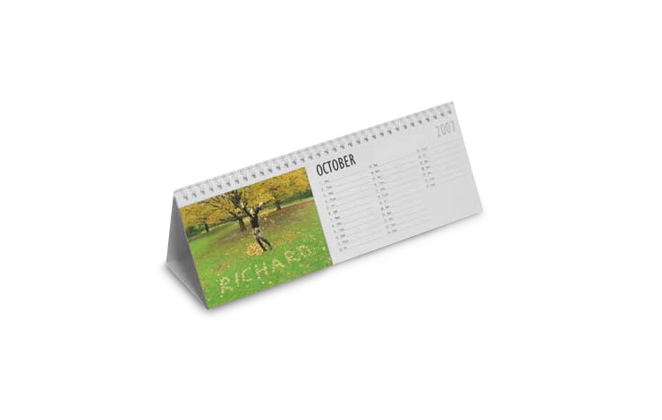 Personalised Desk Calendar