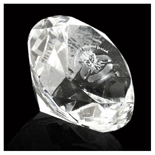 Promotional Diamond Paperweight, Personalised by MoJo Promotions