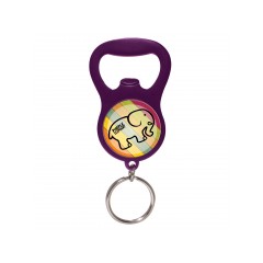 Domed Bottle Opener Keyring