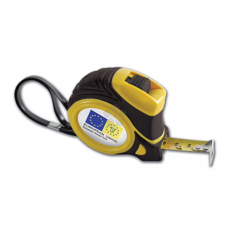 Promotional Domed Tape Measure, Personalised by MoJo Promotions