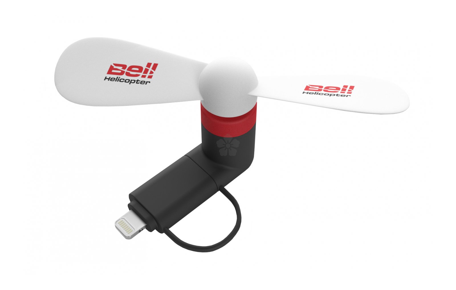 Promotional Dual Connector Mobile Fan, Personalised by MoJo Promotions